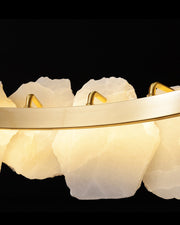 Aria Tiered Circular Alabaster Chandelier