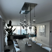 Rain Linear Modern Chandelier Ligh W54