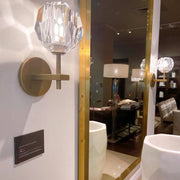 Boule De Clear Glass Sconce