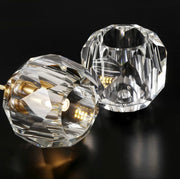 Boule DeClear Cristal  Glass Rod Pendant