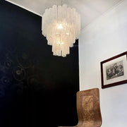 Murano Chandelier – 48 tubes – Alabaster White