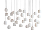 Arica Alabaster Rectangular Modern Dining Room Light Fixtures, Living Room Chandeliers