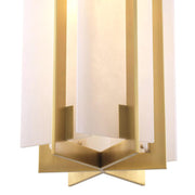 Lugano Modern Brass Alabaster Chandelier