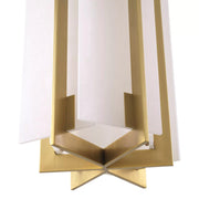Lugano Modern Brass Alabaster Chandelier