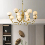 Alabaster Vintage Modern Dining Room Light Fixtures, Bedroom Chandeliers