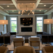 Boule De Cristal Glass Ball Modern Round Chandelier Light 36