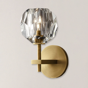 Boule De Clear Glass Sconce
