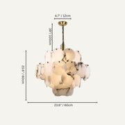 Caelum Alabaster Chandelier Light