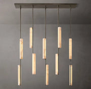 Audubong Modern Alabaster Linear Chandelier 54