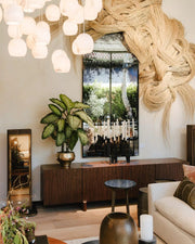 Arica Alabaster Rectangular Modern Dining Room Light Fixtures, Living Room Chandeliers