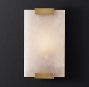 Hand-Carveds Alabaster Sconce H11
