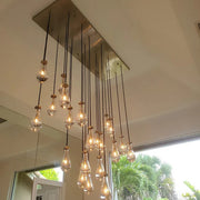 Rain Linear Modern Dining Room Chandelier Light 72
