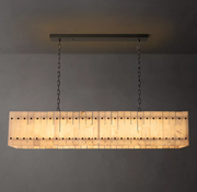 San Marco Alabaster Linear Chandelier 54