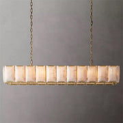 Harlowe Calcite Rectangular Chandelier 74