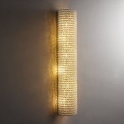 Halo Clear Crystal Wall Sconce Lighting 36