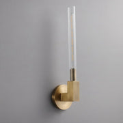 Cannele Clean Lines Candlestick Wall Sconce , Wall Lamp