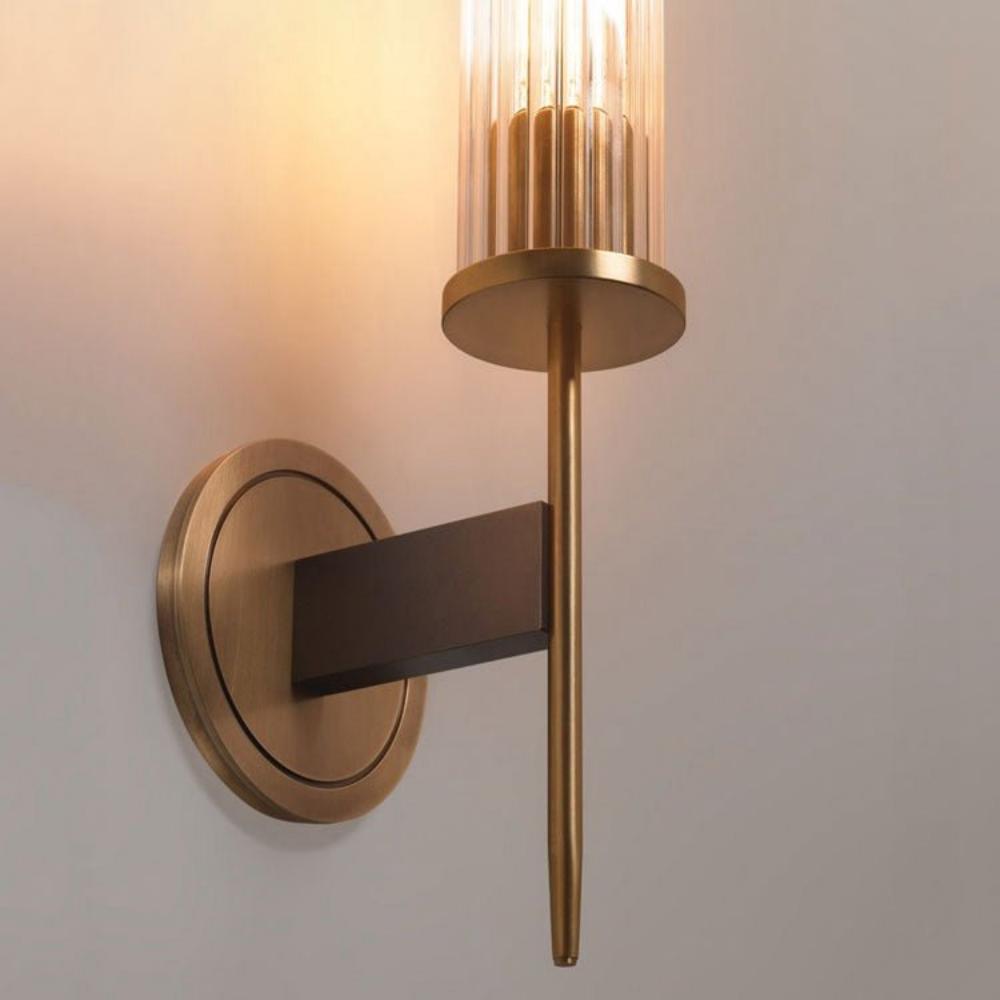 glass light wall sconce