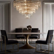 Marignans Tiered Round Crystal Chandelier Light