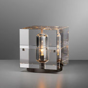 Jeff Square Crystal Table Lamp