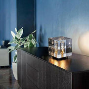 Jeff Square Crystal Table Lamp