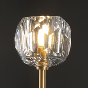 Boule De Cristal Clear Glass Minimalist Linear Chandelier Light 48