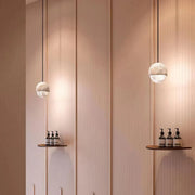 Lottie Alabaster Designer Marble Pendant Lights for Kitchen Island