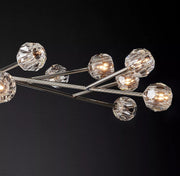 Boule De Cristal Clear Glass Ball Modern Round Chandelier Light 60