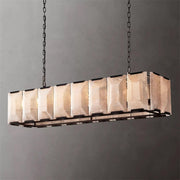 Harlowe Calcite Rectangular Chandelier 55