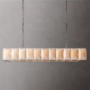 Harlowe Calcite Rectangular Chandelier 74