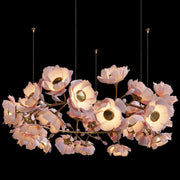 Camellia floral chandelier