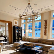 Demaret round chandelier