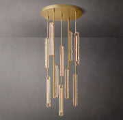 Audubon crystal round chandelier
