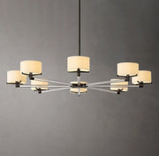 Tonya round eight-light chandelier