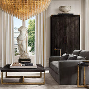 Chiaray Glass Multi-Tier Square Chandelier 32