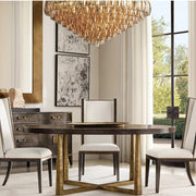 Chiaray Glass Multi-Tier Round Chandelier 47