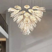 Glass Lotus Chandelier