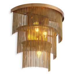 Tissot Wall Lamp - Antique Brass Finish