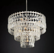 Marignans Tiered Round K9 Crystal Chandelier Light
