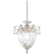 French retro all copper carved crystal Pendant light