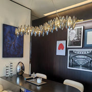 Flor Linear Chandelier for Dining Room