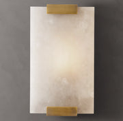 Hand-Carveds Alabaster Sconce H11