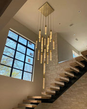 Aria Light Luxury Glacier Bubble Crystsal Chandelier