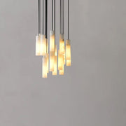 Violet Alabaster Modern Chandelier Light