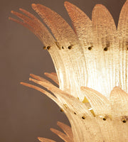 Treviso Pink Glass Chandelier 30