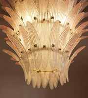 Treviso Pink Glass Chandelier 30