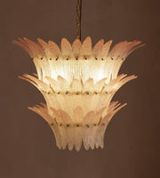 Treviso Pink Glass Chandelier 30