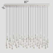 SOLTAIRE LINEAR CHANDELIER 37'' 50'' 70'' 87