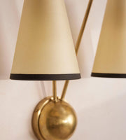 Clarke Wall Light, Antiqued Brass