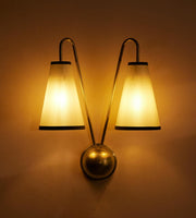 Clarke Wall Light, Antiqued Brass
