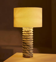 Casper Table Lamp, Arabescato Corchia